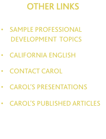 OTHER LINKS   &bull;    sample professional       devel
