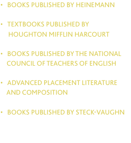 &bull;   books published by heinemann  &bull;   textbooks pu
