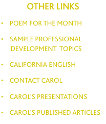 OTHER?LINKS  &bull;    poem for the month  &bull;    sample 