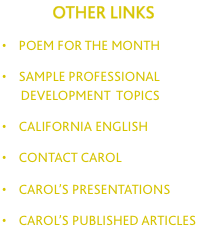 OTHER?LINKS  &bull;    poem for the week  &bull;    sample p