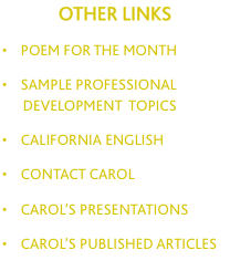 OTHER?LINKS  &bull;    poem for the month  &bull;    sample 