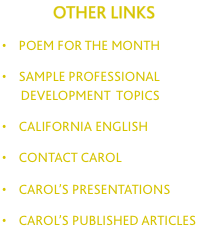 OTHER?LINKS  &bull;    poem for the month  &bull;    sample 