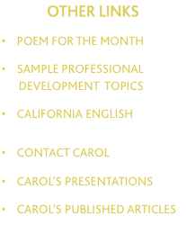 OTHER LINKS  &bull;    poem for the MONTH  &bull;    sample 