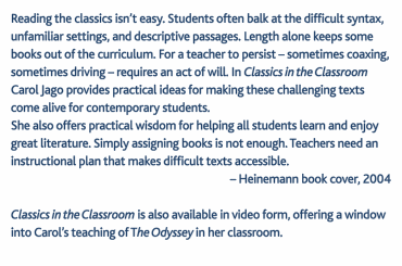 Reading the classics isn&rsquo;t easy. Students often balk at the dif