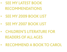 &bull;    SEE MY LATEST BOOK       RecommeNdations  &bull;    