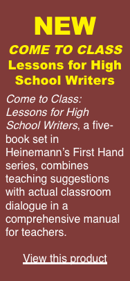 NEW  COME TO CLASS Lessons for High School Writers  Come to Cla