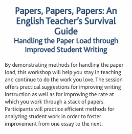 Papers, Papers, Papers:  An English Teacher&rsquo;s Survival Guide Ha